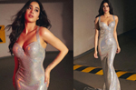 Janhvi Kapoor sparkles brighter in a holographic gown for ’Bawaal’ premiere